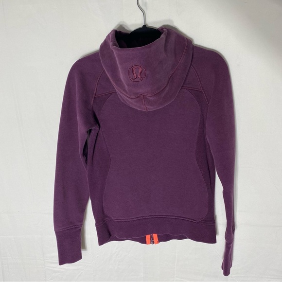 Vintage Lululemon Athletica Purple Scuba Hoodie 4 - Picture 2 of 13